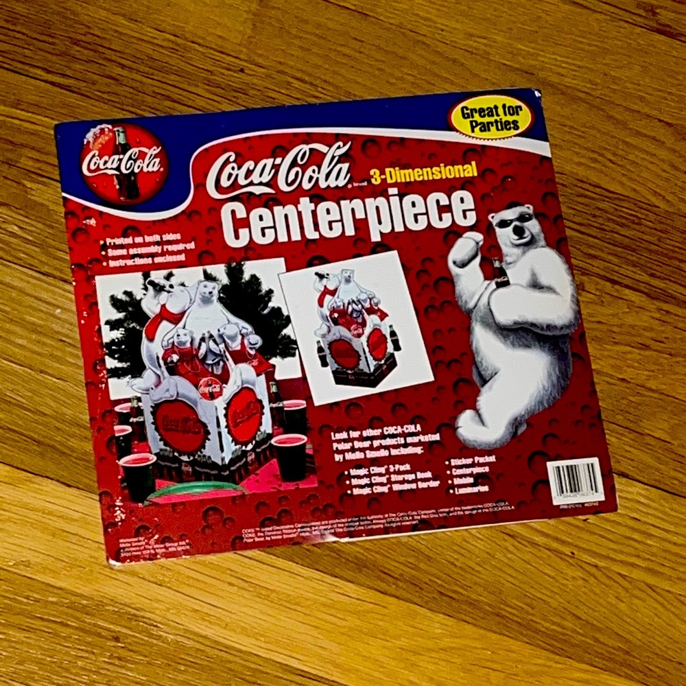 Coca Cola centerpiece